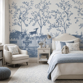Jade Blossom kids room wallpaper view-kids