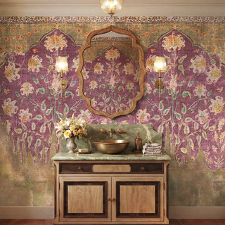 Wall Wallpaper for Living Room with Artful Design - Life n Colors, view-powder-room