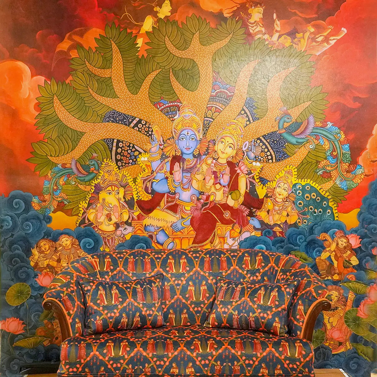 site image Lotus of kailasa, Kerala Wall Mural