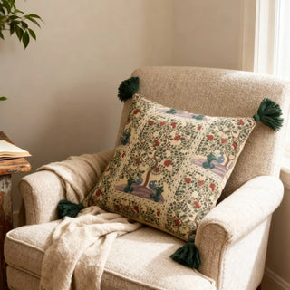 Lifencolors Akriti decorative cushion cover for contemporary living room styling