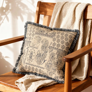 Lifencolors Chhaya cushion cover for subtle and elegant home styling