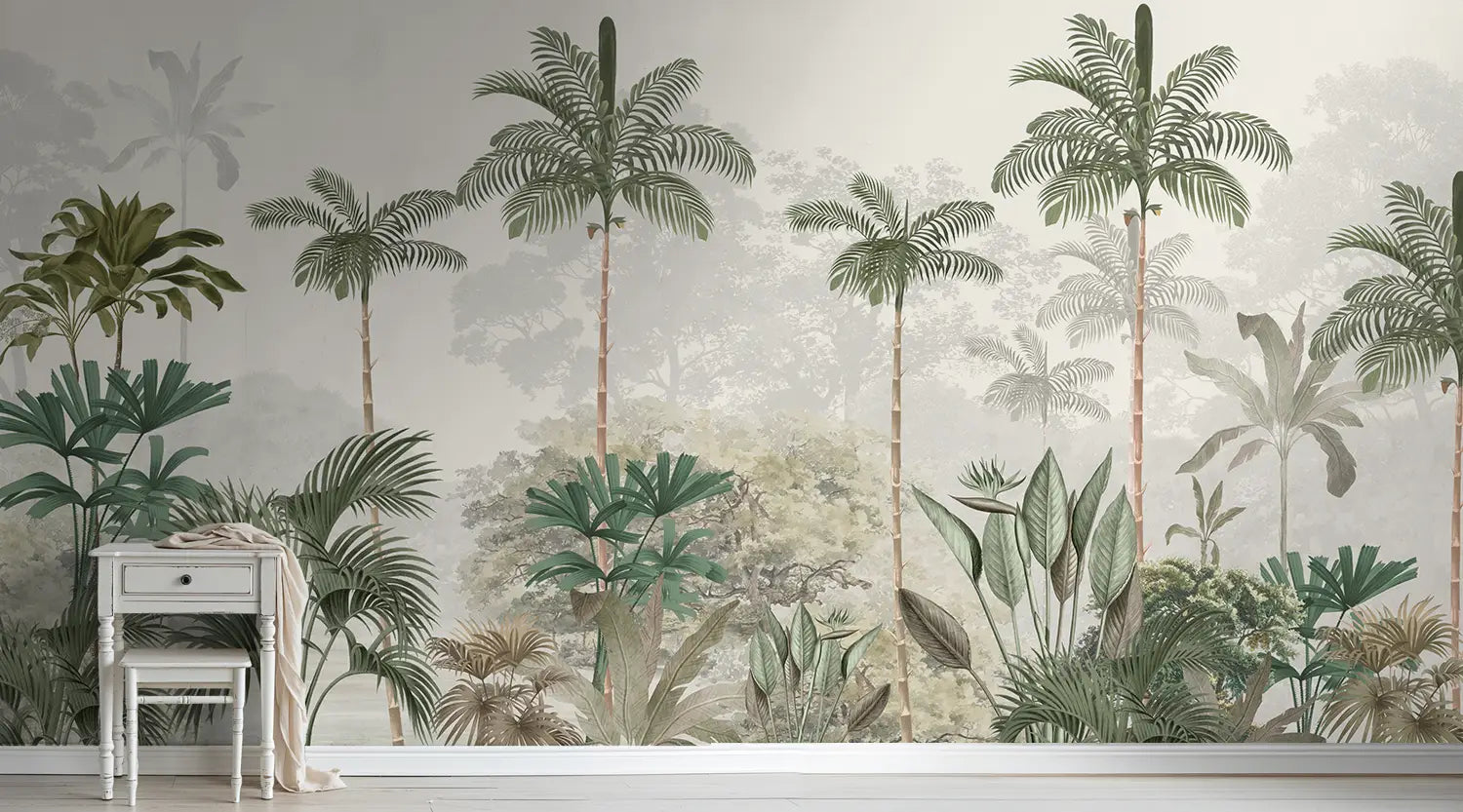 Kovalam wallpaper for bedroom by Life n Colors