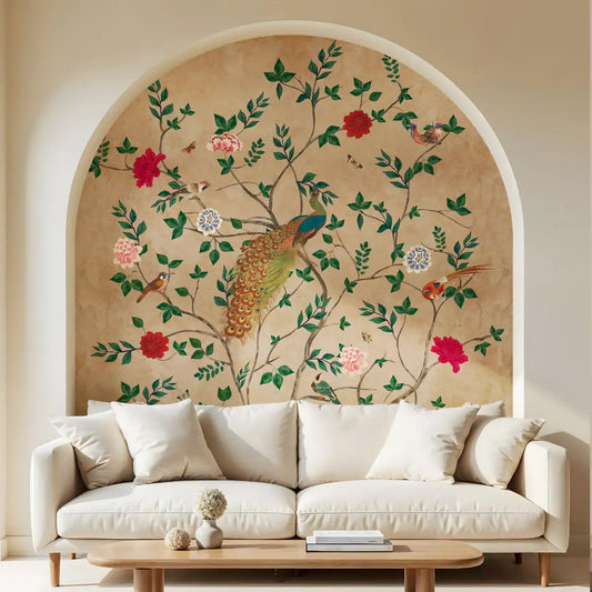 Pakhi Chinoiserie Design Wallpaper Customised