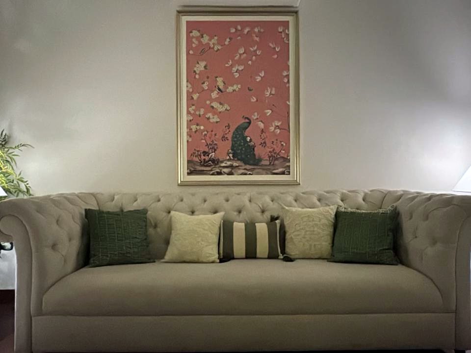 The Gentle Garden Wall Art in a customer's home