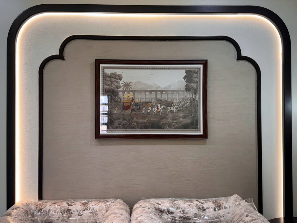 Rajasthani Rajah Wall Art in a customer's home