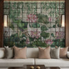 Lotus Garden, Luxury Floral Vintage Wallpaper for Rooms