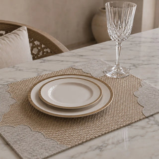 The Kasbah Pearl Jute Runner & Mats Set