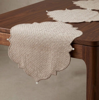 The Kasbah Pearl Jute Runner & Mats Set
