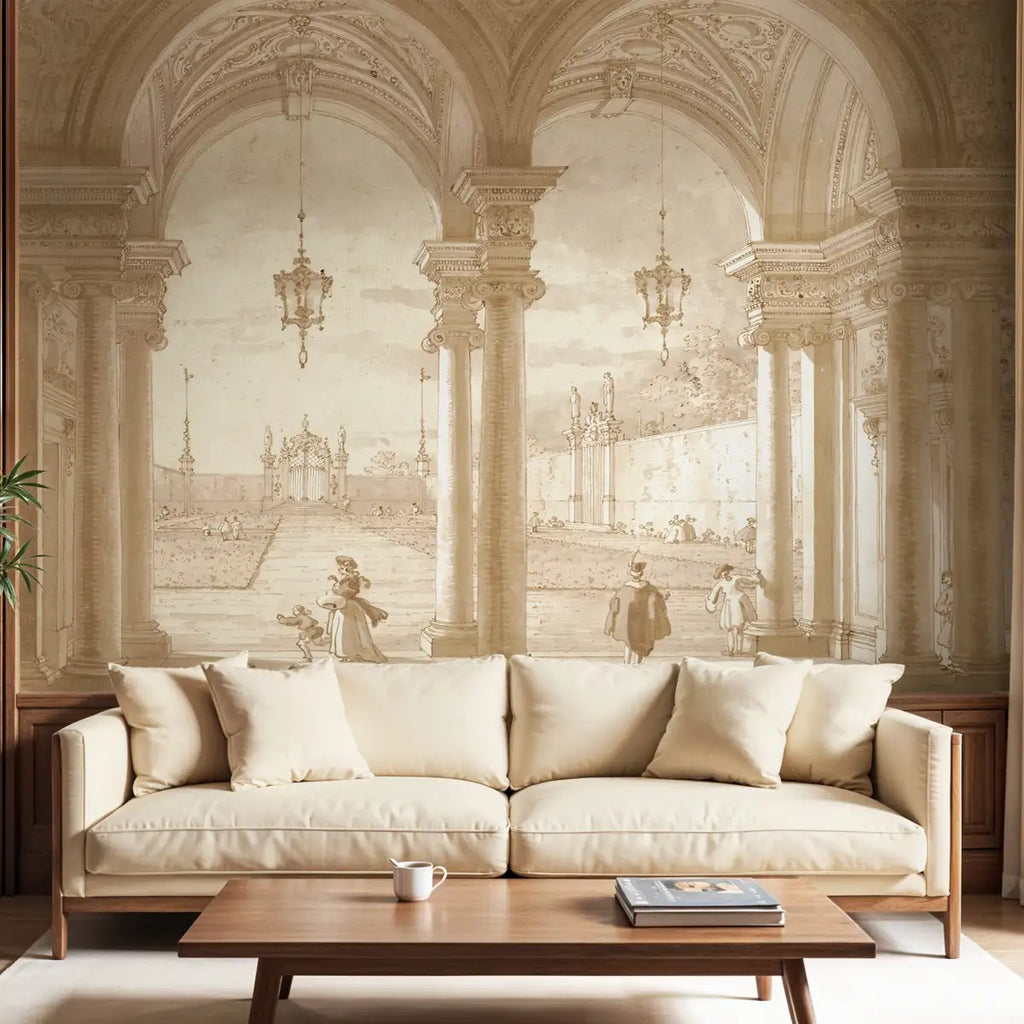 Medieval Majesty European Theme Wall Wallpaper | Life n Colors