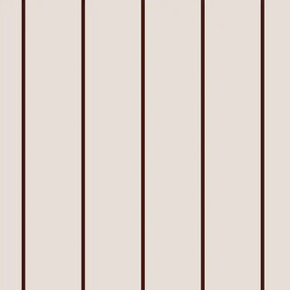 Detailed shot of the beige & brown stripe wallpaper highlighting its fine vertical lines for a sleek finish.
