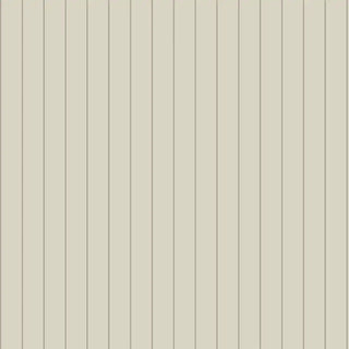 Detailed look at beige wallpaper with subtle gray vertical lines, highlighting its soft and sophisticated appeal.