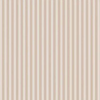Full patterned view of Modern Brown & Beige Wide Stripe Wallpaper Roll showcasing repeating wide vertical stripes in soft beige and warm brown shades.