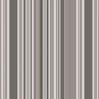 Close-up view of Modern Grey Layered Stripe Wallpaper Roll featuring a combination of wide and narrow vertical stripes in soft grey and white tones.