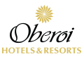 Oberoi Hotels & Resorts logo with a sunflower design on a white background