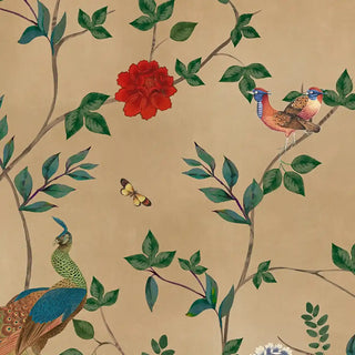 pakhi-chinoiserie-wallpaper-customised-beige-closeup