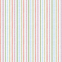 Pastel Stripe Fun, Nursery Room Wallpaper