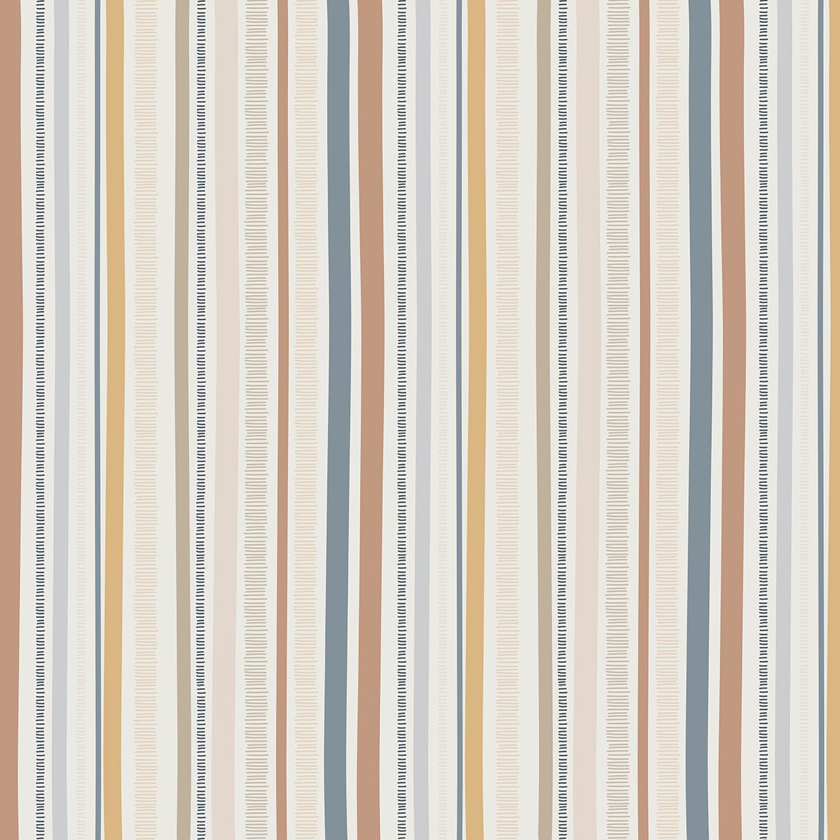 Closeup Linear Theme Abstract Modern Striped Wallpaper, Multicolor by Life n Colors