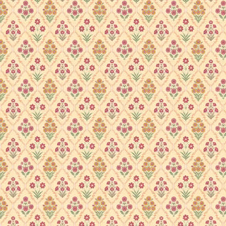 Phulwari Indian Design Wallpaper Roll in Yellow Color walls