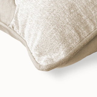 Close-up of the Sierra Lattice Cushion Cover showing the textured fabric panel and piping.