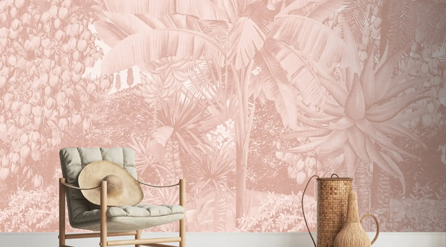 Tranquil Palms Tropical Wallpaper by Life n Colors