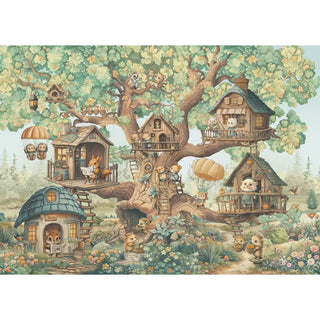 Customised Tree House Club Wallpaper for Room - Life n Colors

