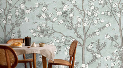 Trees Wallpaper for Dining Room by Life n Colors