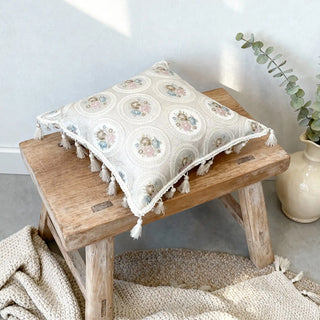Vintage Medallion Floral Cushion Cover shop online at lifencolors