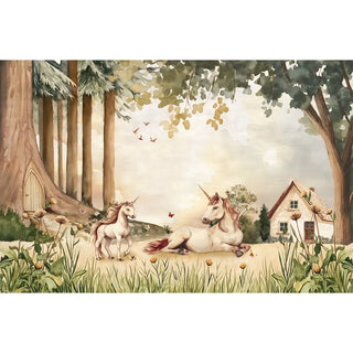 Wall Wallpaper with Horn of Wonders Design - Life n Colors


