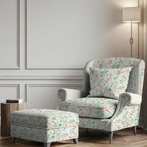 Water Painted Floral Sofa and Chairs Upholstery Fabric Buy Now 