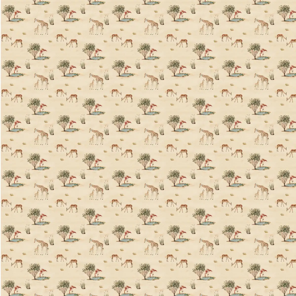 whisper of savanah kids room wallpaper