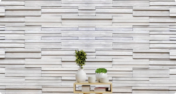 A 3D wooden-textured wallpaper by Life n Colors