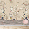 Papier peint à thème floral Chinoiserie pour murs, personnalisé