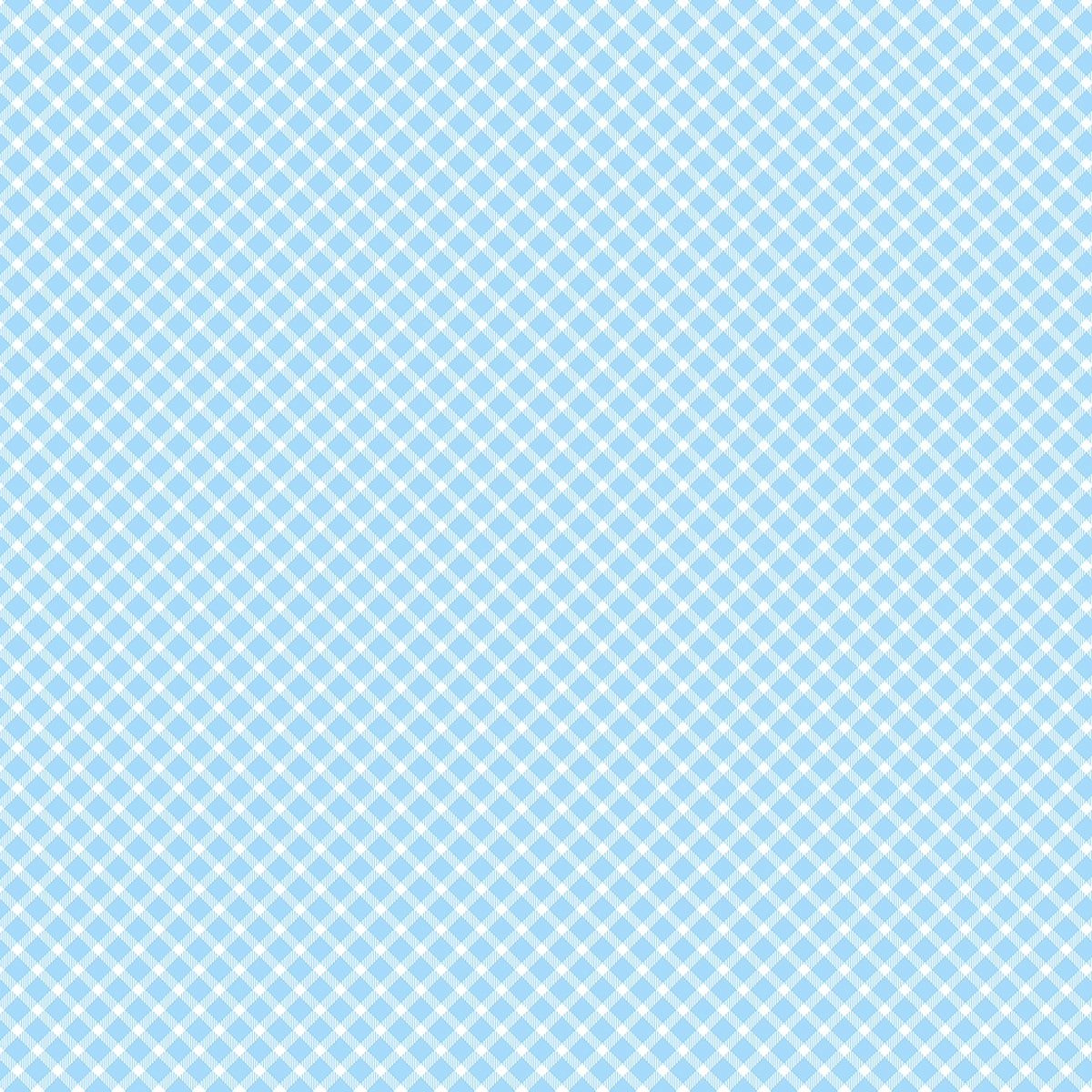 Pastel Blue and White Checks, Children Room Wallpaper, Customised