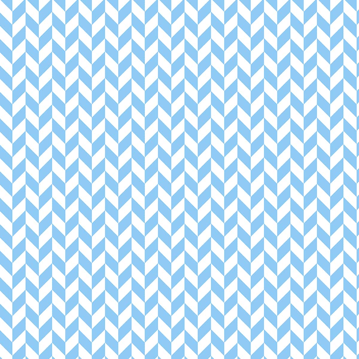 Pastel Blue Geometric Print Boy Room Wallpaper