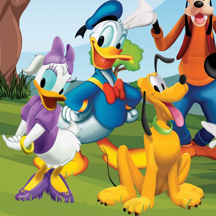 Micky, Minnie, Donald Duck, Disney Friend, Kids Wallpaper