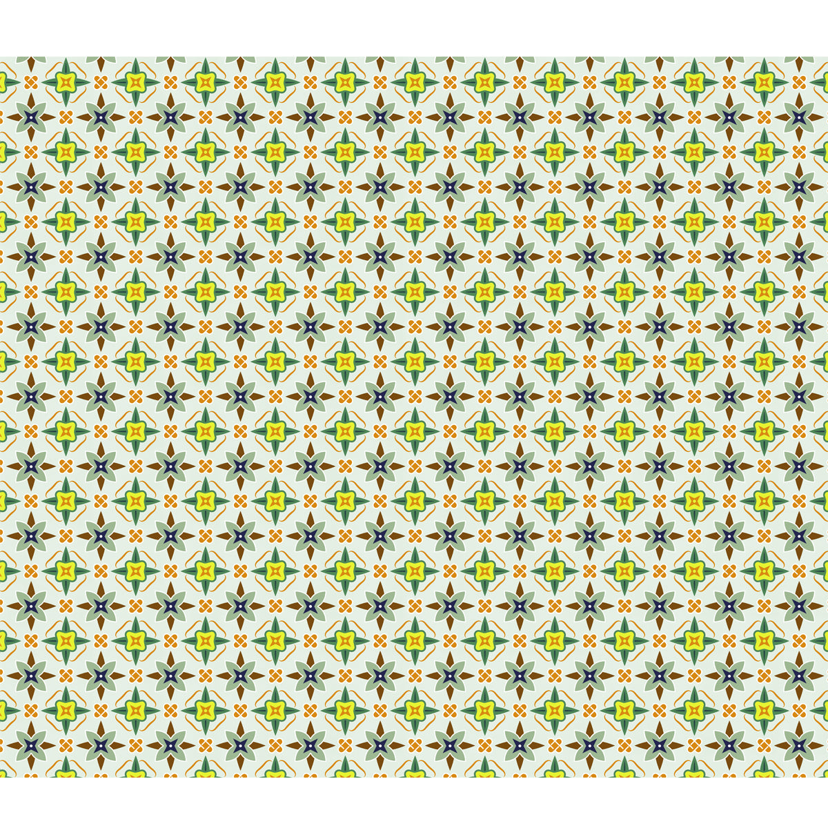 Mosaic Tiles Design Wallpapers for Beautiful Walls, Yellow