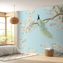 Buy Monsoon, Indian Peacock Room Wallpaper