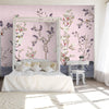 Pink Chinoiserie Pattern Wallpaper for Walls