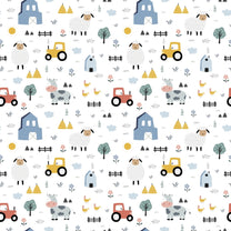 Tractors, Cows, Sheep Farm Animal Wallpaper, Customised