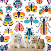 Cute Butterflies, Bugs & Beetles Wallpaper for Girls Room