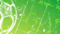 Big Football, Sport Theme Kids Wallpaper, Green