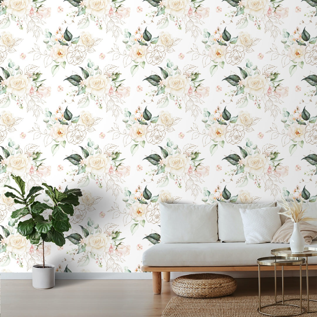 Blossom Garden: Gorgeous Floral Wallpaper
