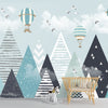 Adorable Mountain Critters, Kids Room Wallpaper