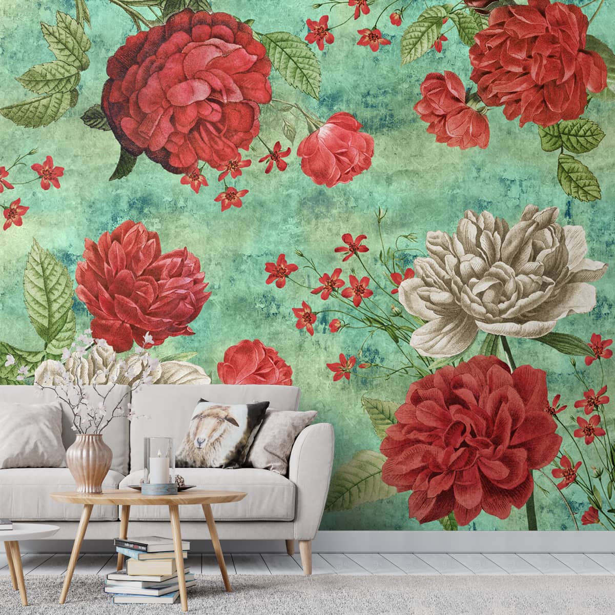 Floral on sale design wallpaper