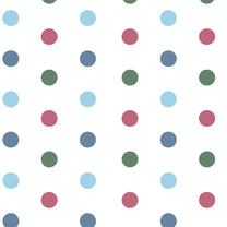 Colorful Polkadots for Kids Room, Customised Wallpaper for Walls