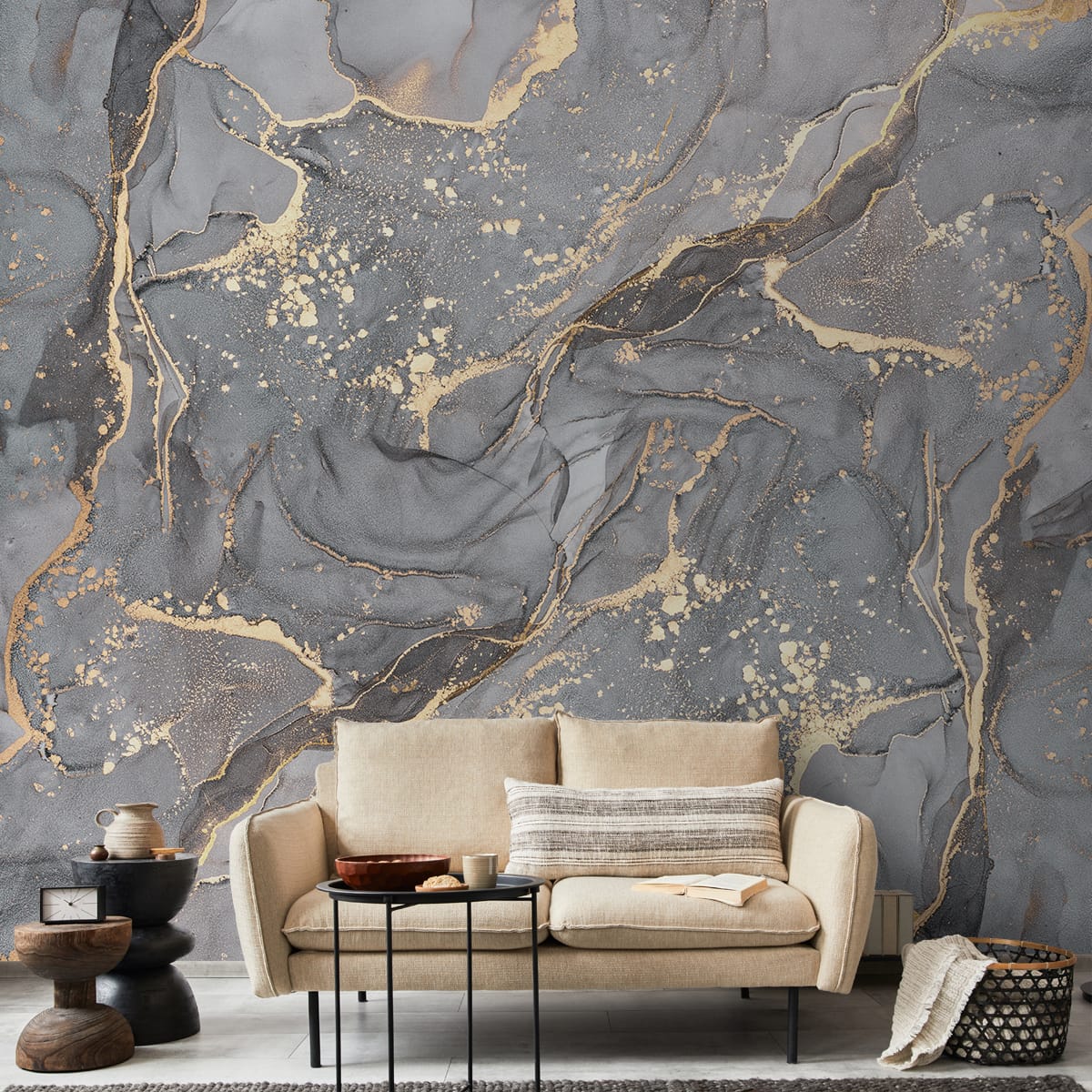 Marble Stone Wallpaper, Abstract Design Pattern