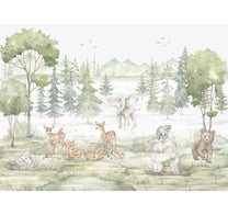 Jungle Safari Kids Room Wallpaper, Customised