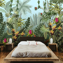 Colorful Tropical Theme Jhurmut Wallpapers, Customised