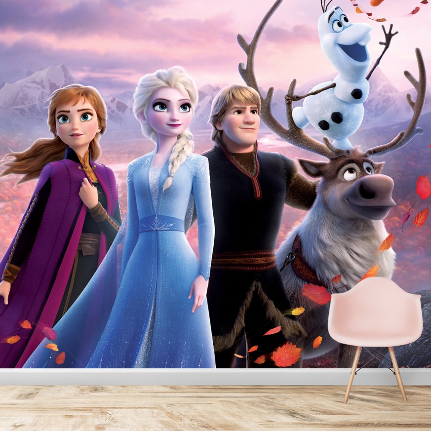 Premium Frozen Movie Wallpaper for Kids Room