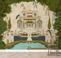 Riwayaat, Rich Indian Theme Room Wallpaper